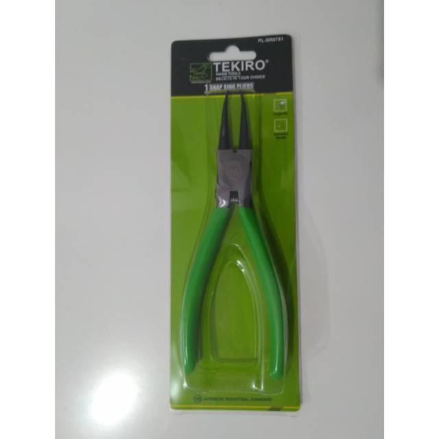 TEKIRO tang circlip 7&quot; LURUS TUTUP snap ring pliers ORIGINAL