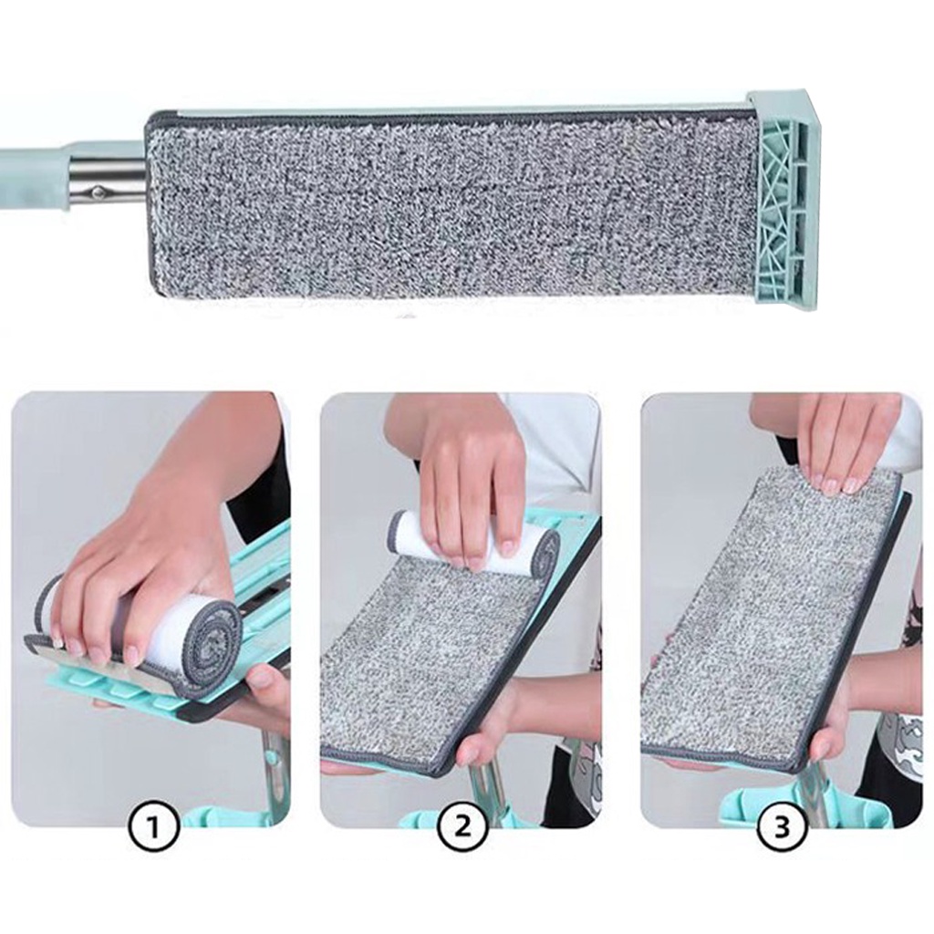 ❤️GTB❤️ Standing Mop Microfiber Alat Pel Lantai Warna Hijau Dapat Berdiri Microfiber Berputar 360 Derajat / Standing Microfiber Mop Alat Pel Lantai Datar Pengering Praktis Dan Dapat Berdiri Warna Hijau R833
