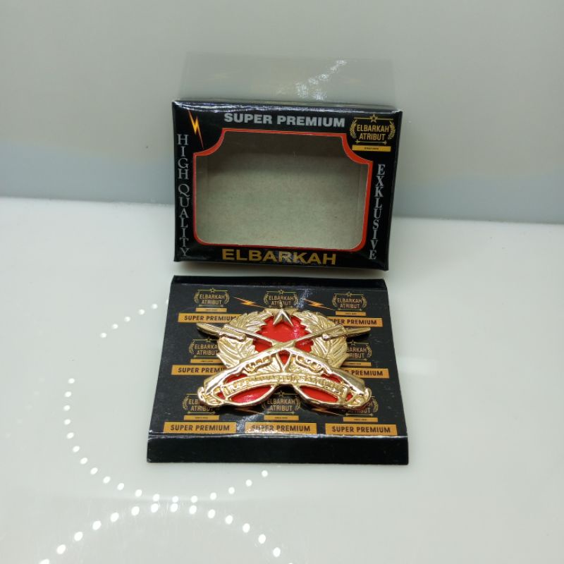 PIN BREVET TNI PIN BARET INFANTERI SUPER PREMIUM