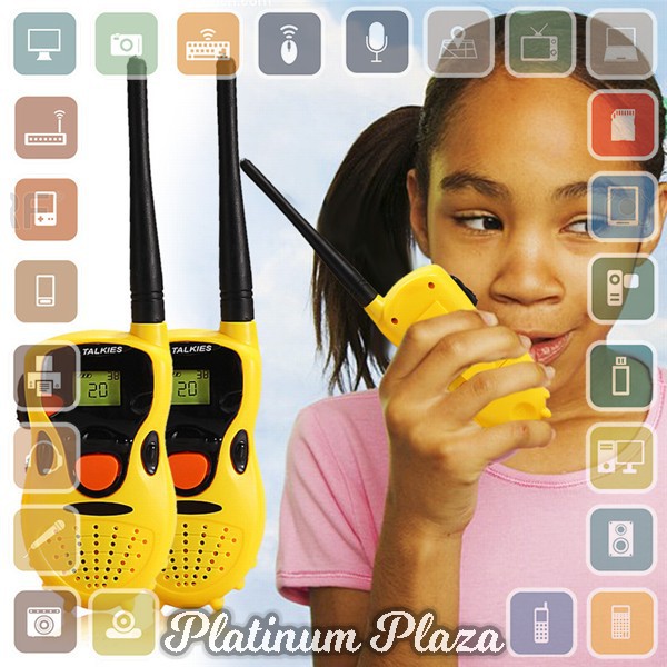 Xianxin Kids Toys Mini Walkie Talkie Anak 1 Pasang - 178 - Yellow`J55SU8-