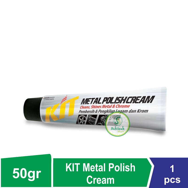 Kit Metal Polish Cream 50gr - Pembersih Logam Dan Crom