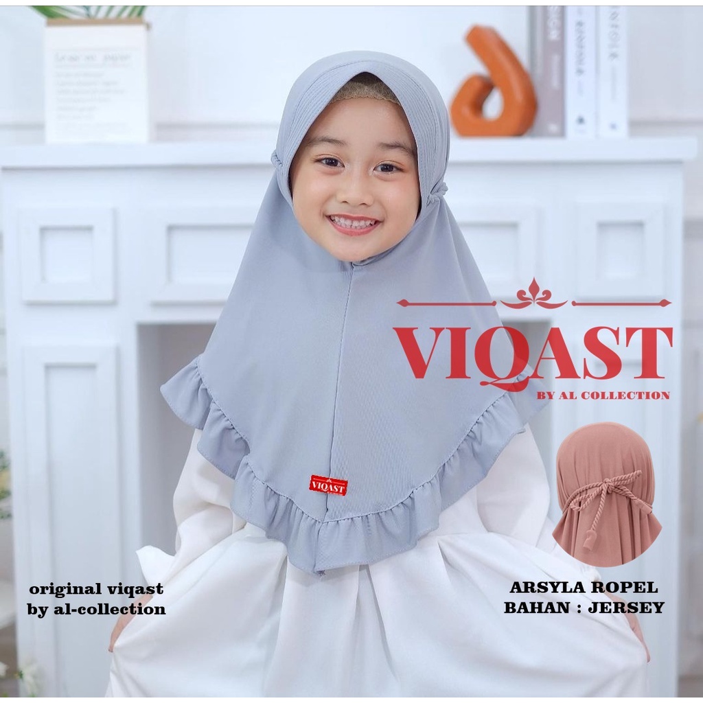 JILBAB ANAK TK ARSYLA TALI KEPANG ROPEL PREMIUM ORI VIQAST 3 TAHUN SAMPAI 7 TAHUN JILBAB ANAK TK KERUDUNG ANAK PEREMPUAN HIJAB TK JILBAB TK TERBARU TERLARIS BERKWALITAS