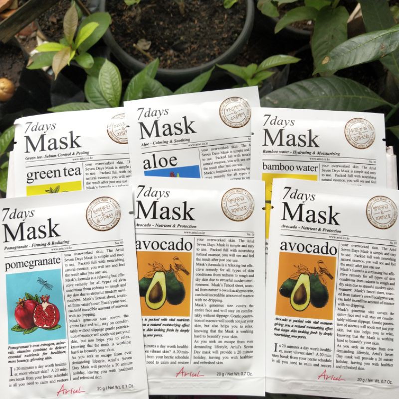 Ariul 7 Days Mask (Ori Sociolla)