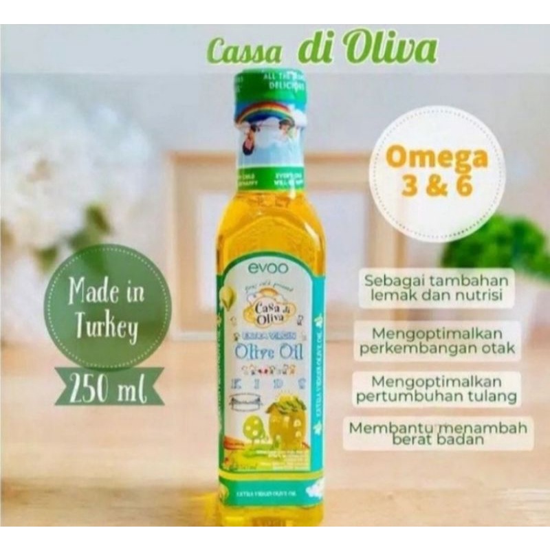 

Evoo Baby Olive Oil Casa di Oliva | Minyak Zaitun (Extra Virgin Olive Oil)