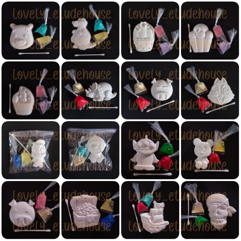 mengecat gypsum anak | melukis patung gypsum | mengecat patung gypsum | aktivitas melukis anak | akt