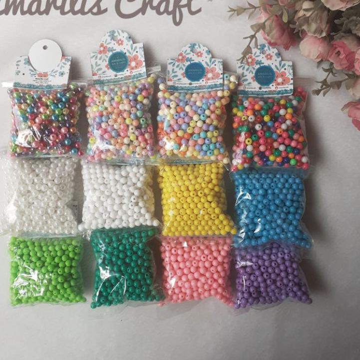 

2.2 BIG SALE FASION 50gr Manik Bulat Polos 6mm