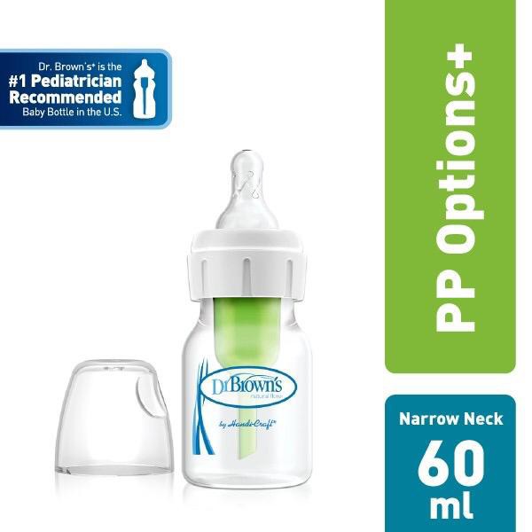 Dr. Brown's Natural Flow Options+ Anti ColiC 60 ML dan 120 ML