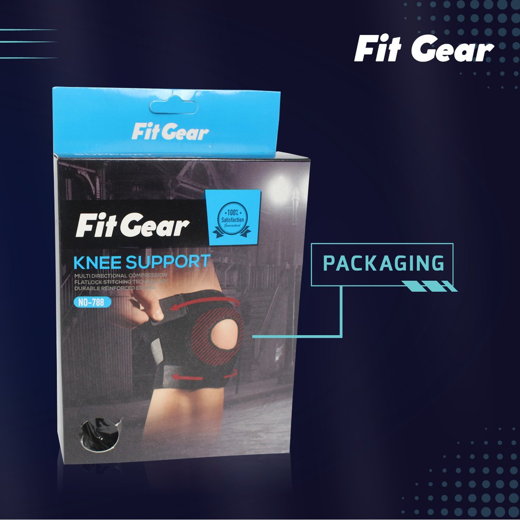 Knee Support / Pelindung Lutut Fit Gear NO 788