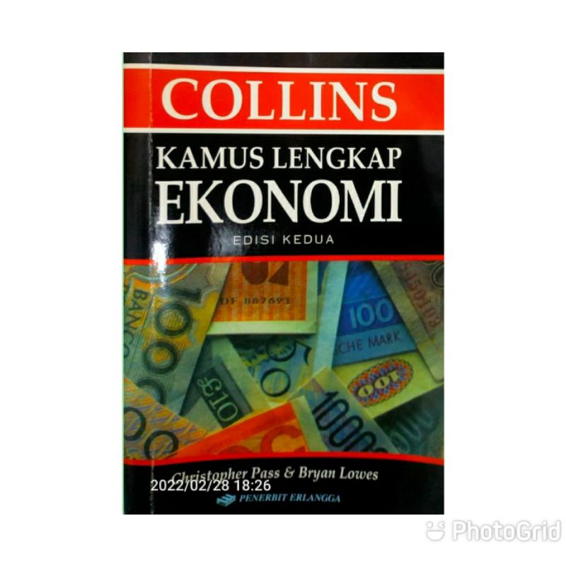 COLLINS KAMUS LENGKAP EKONOMI EDISI KEDUA OLEH CHRISTOPHER PASS