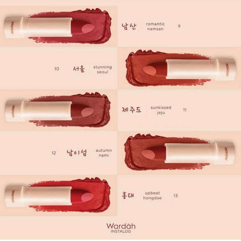 Wardah colorfit ultralight matte lipstick