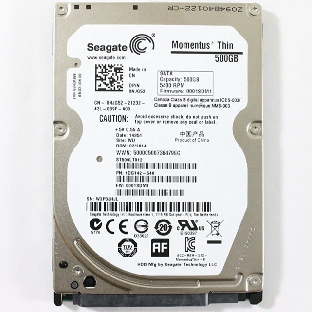 HDD SEAGATE 500 GB 7200 RPM (SATA)