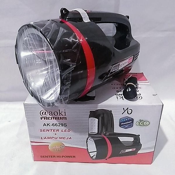 COD SENTER AOKI LED + LAMPU EMERGENCY AOKI AK-6629//SENTER EMERGENCY AOKI AK-6629