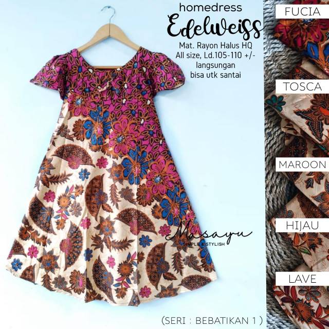 Homedress Edelweiss Bebatikan 1 by Masayu