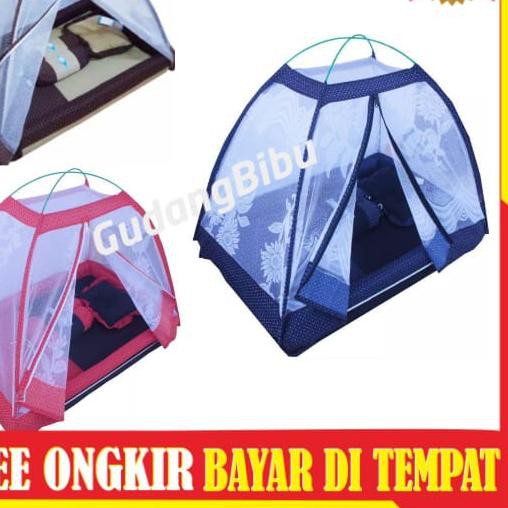 TERLARIS» Kasur Kelambu Bayi | Kasur Kelambu Bayi Set Bantal | Tempat Tidur Bayi | Set Tempat Tidur