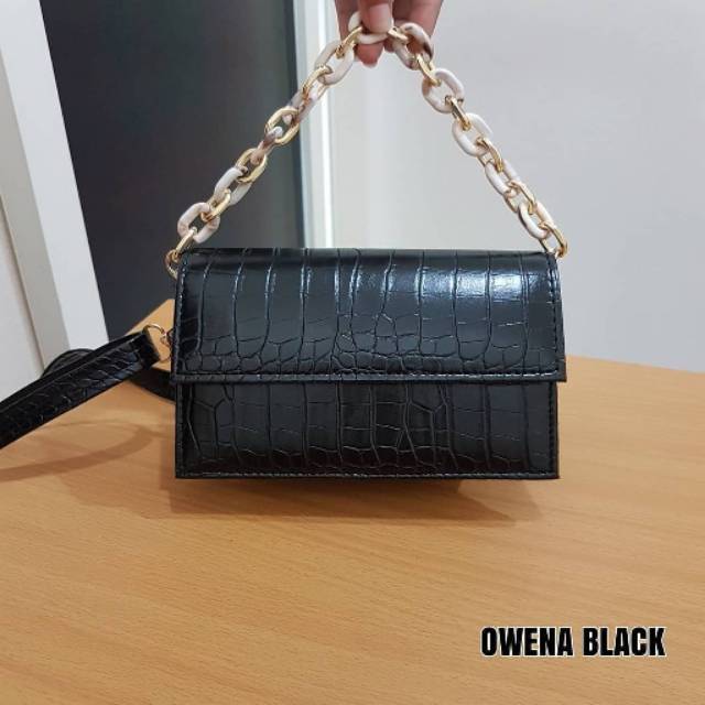 OWENA / CROCO OLIVE / TABY CROCO HANYBAG_OFFICIAL