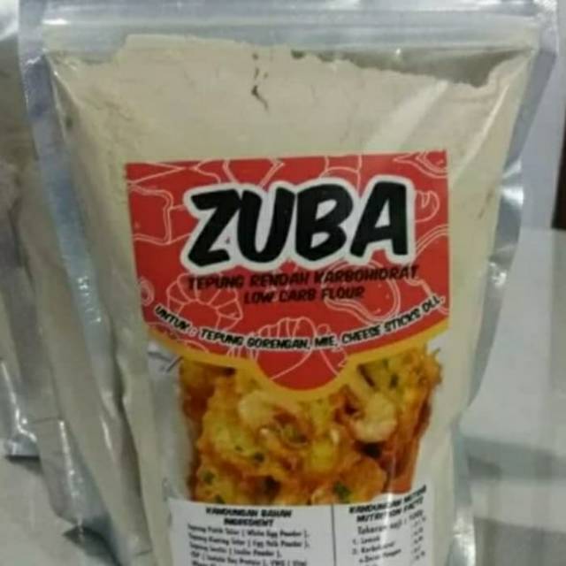 

ZUBA Tepung Gorengan Sangat Rendah Karbo 450 gr