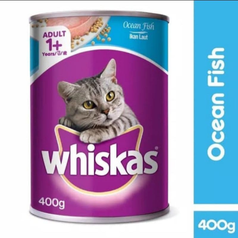 Makanan Kucing / Cat Food WHISKAS KALENG 400 GRAM ALL VARIAN