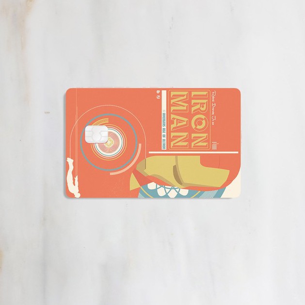 [MARVEL] IRONMAN Card Sticker Cover Skin  ATM / Debit / Credit / Emoney / Flazz Kartu