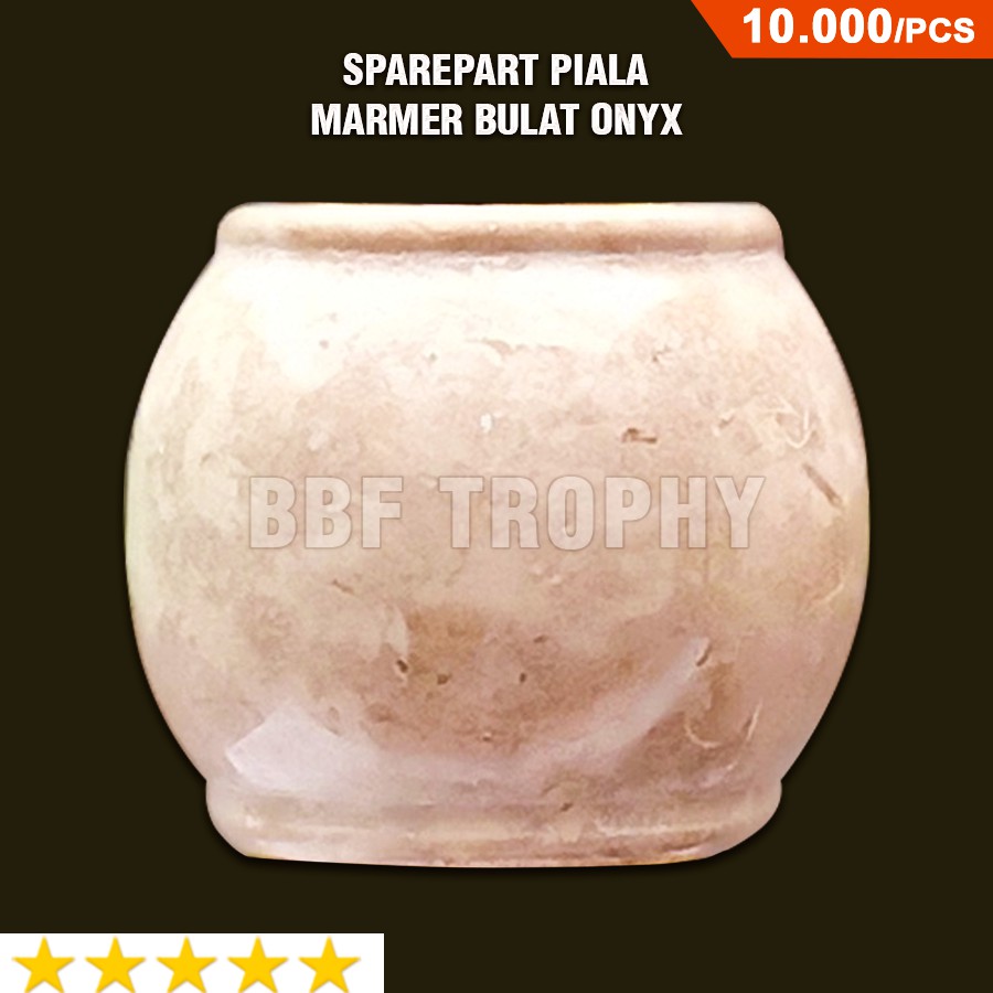 sparepart piala Marmer bulat onyx