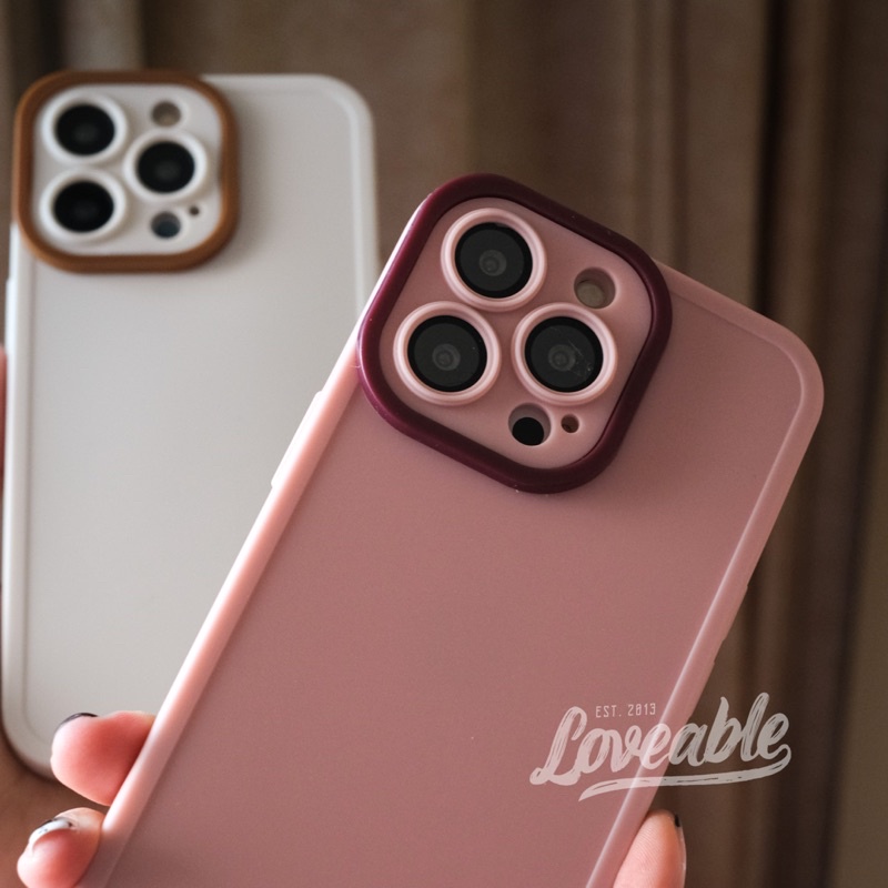 minimalist korean square case iphone 12 13 pro max