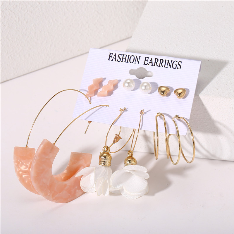 AY(CN) Ifyou Anting Tusuk Gantung Desain Kupu-Kupu Hollow Hias Mutiara Gaya Korea / Retro / Bohemian Untuk Wanita