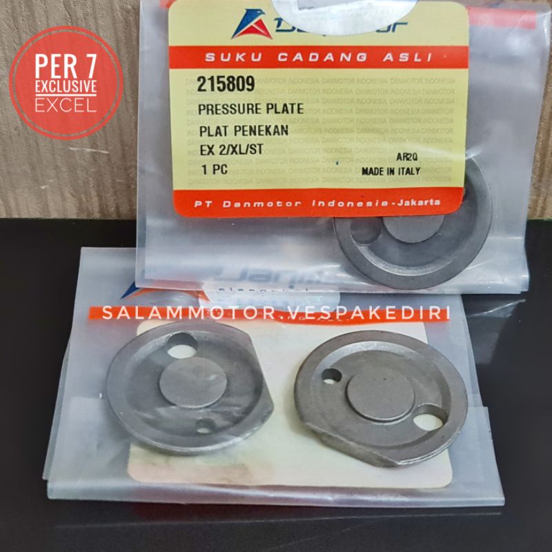 Plat penekan kopling vespa DANMOTOR gobangan stut kopling vespa per 7 excel exclusive