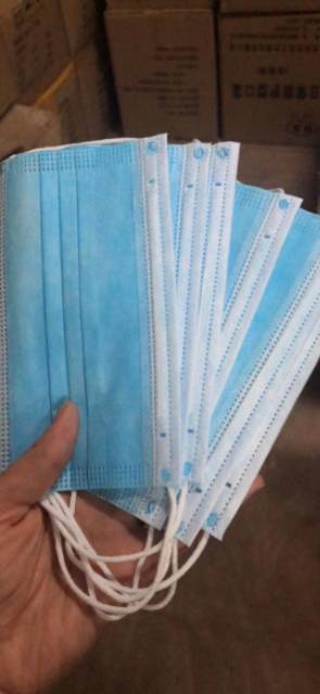 Masker iPro surgical face mask 3 ply earloop @50 pcs