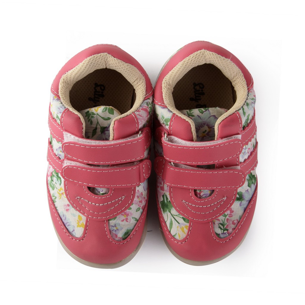 Sepatu anak perempuan terbaru cantik, simpel & nyaman serta berkualitas LilyandClark pink pupcorn jl-2