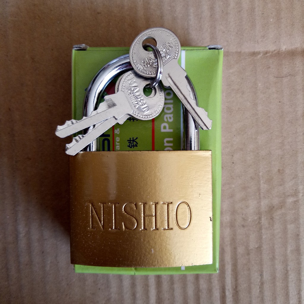 Gembok Nishio 60mm / Gembok Kuning