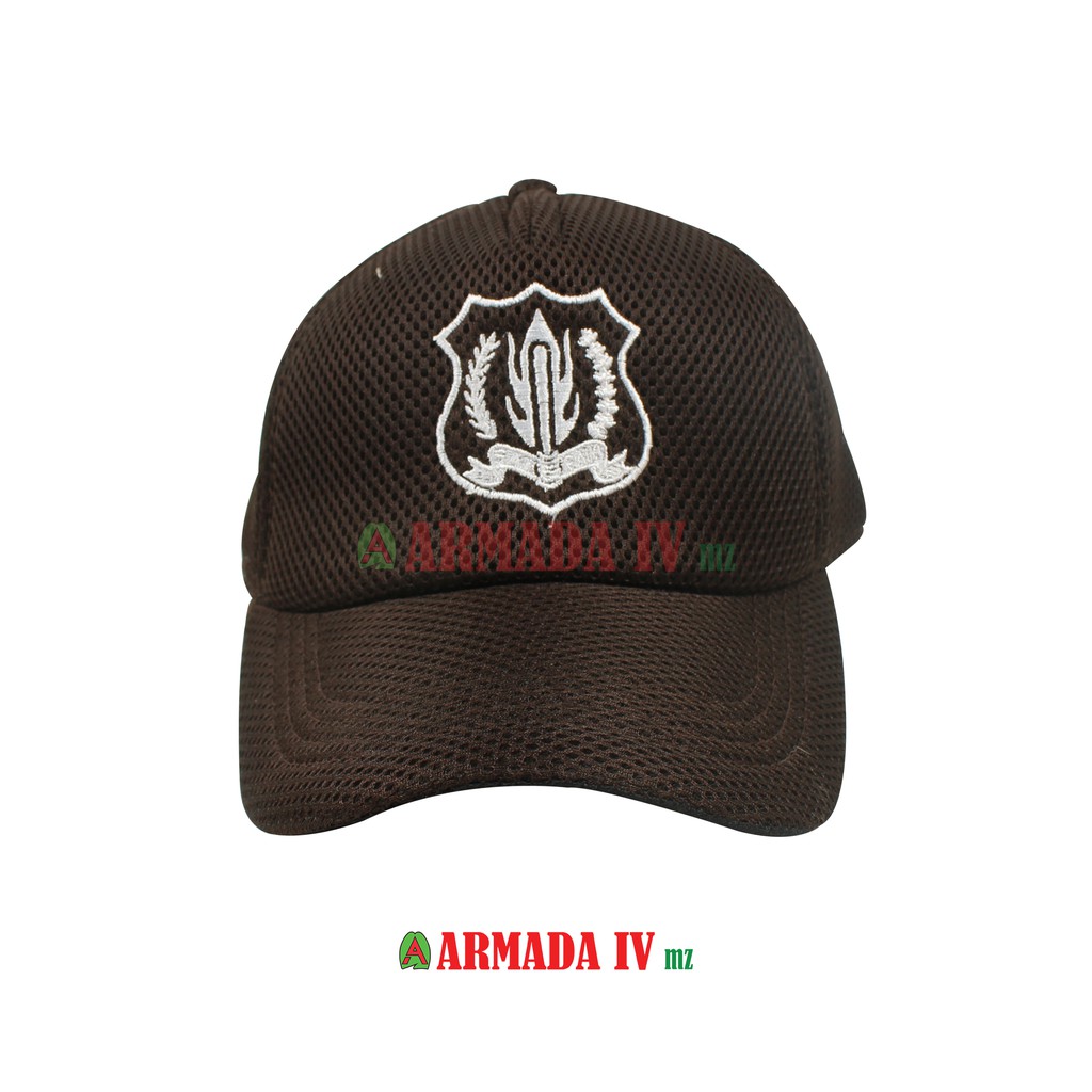 Topi Jaring SATPAM Coklat Terbaru