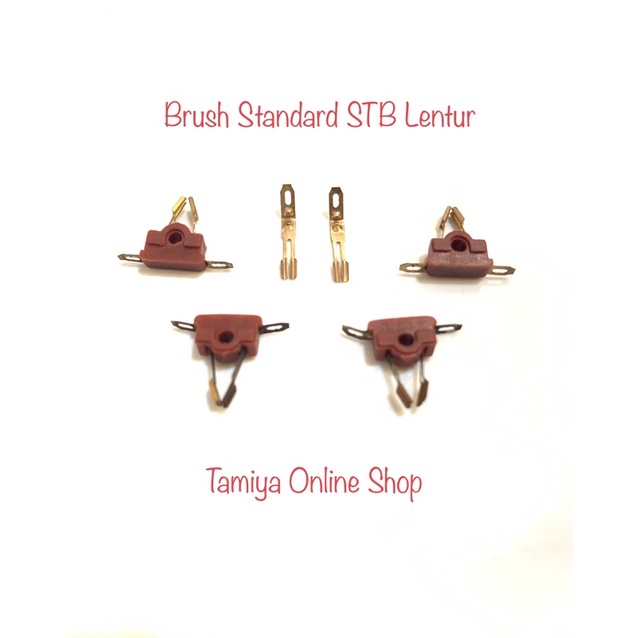 Brush Lena Standar Brush Tembaga Brush Putih Dinamo Tamiya STB (4 pcs) Brush Standard Brush Tamiya Original Brush bolong