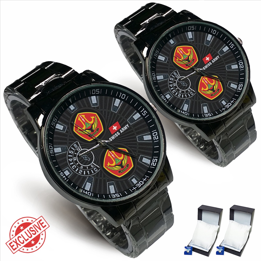 Jam Tangan Rantai Couple Logo BANSER (Cool)