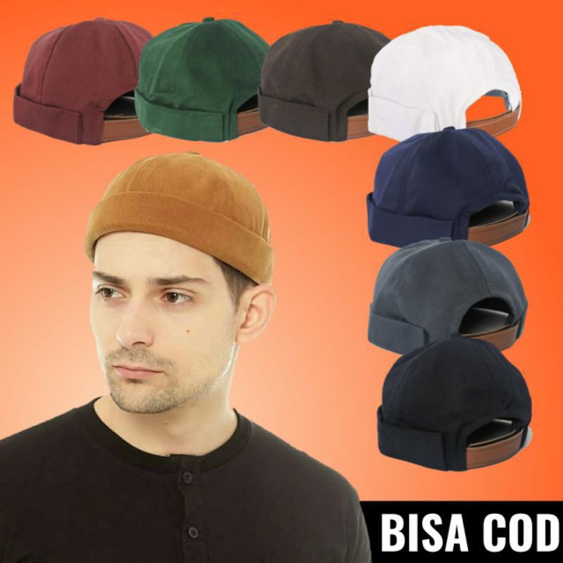 Topi Peci Miki Hat Topi Cap Topi Hijrah Polos