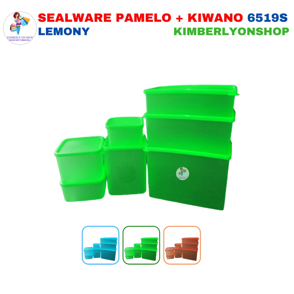 Kimberlyonshop Toples Sealware Pamelo + Kiwano 7 Set 6519 S Lemony