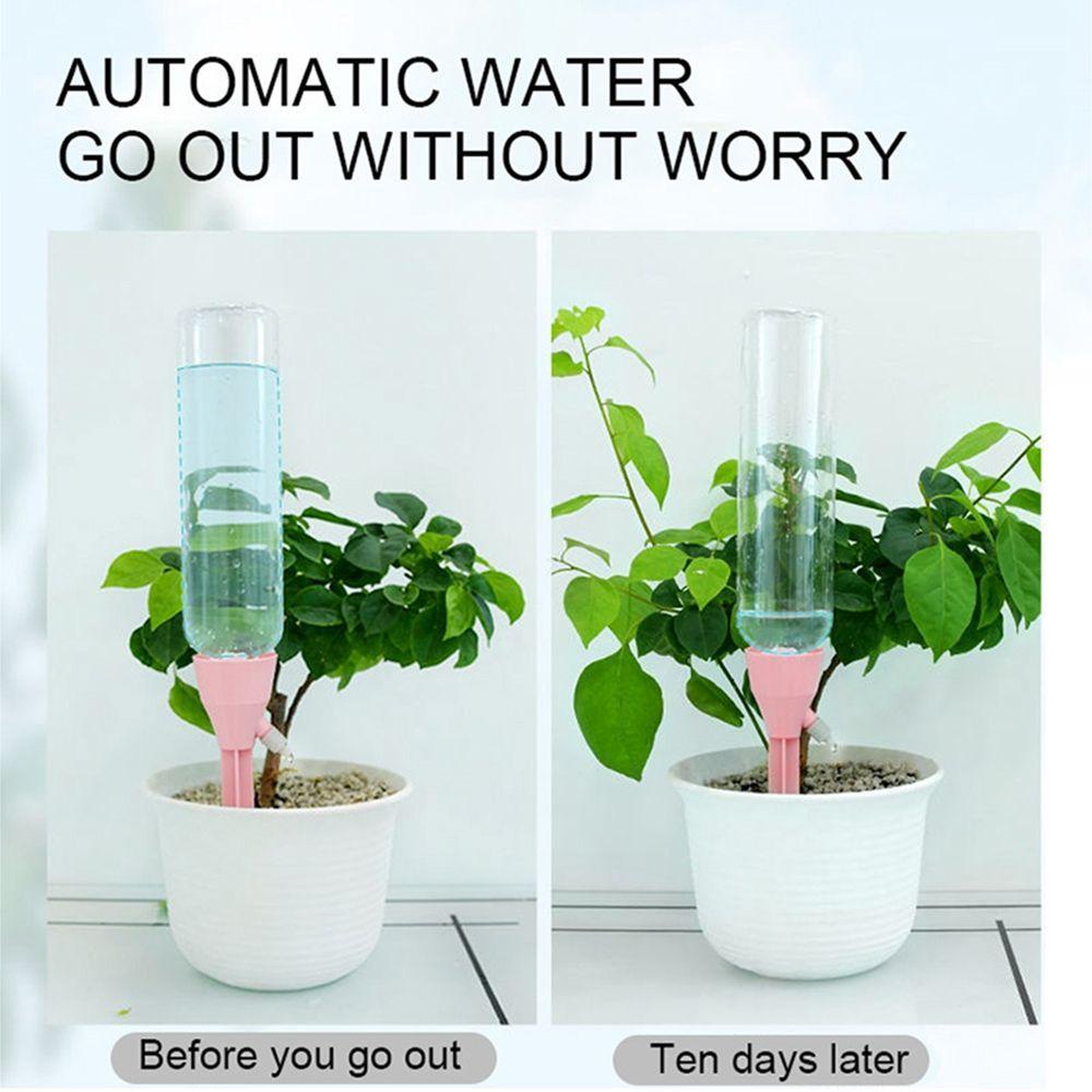 REBUY Self Watering Paku Tanaman Pot Rumah Tangga Perlengkapan Taman Indoor Berkebun Self Watering Alat Irigasi Tanam Sistem Irigasi Otomatis