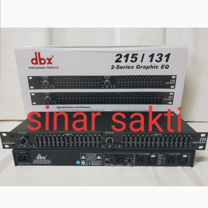 Equalizer Dbx 215 + Subwoofer Dbx215 + Subwoofer Grade A