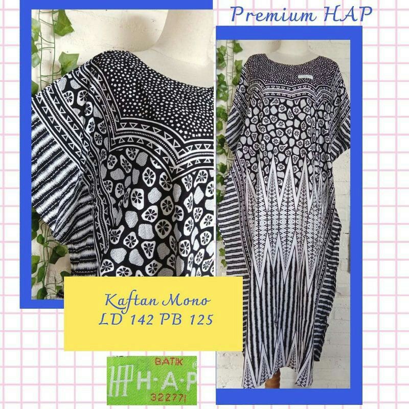 DASTER KALONG JUMBO HAP ORIGINAL ASLI SOLO CORAK MONOCHROME LD 140 || DASTER KALELAWAR JUMBO BAHAN R
