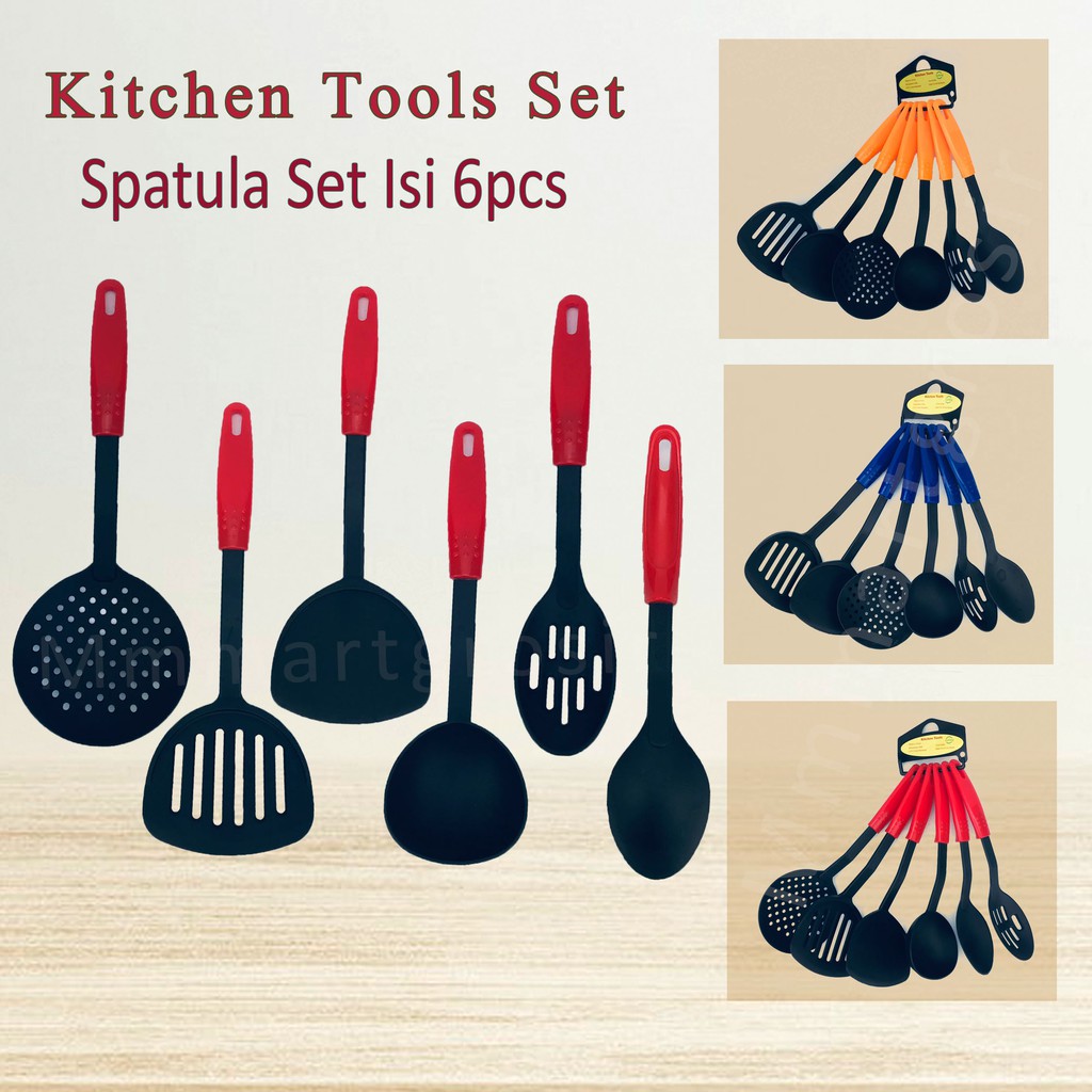 JiaHang / Kitchen Tools Set / Spatula Set isi 6pcs