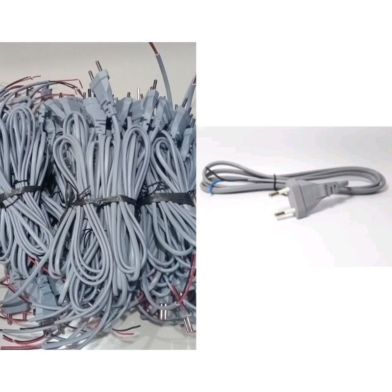 kabel buntung listrik ac abu abu lampu tembak colokan alat elektronik dll