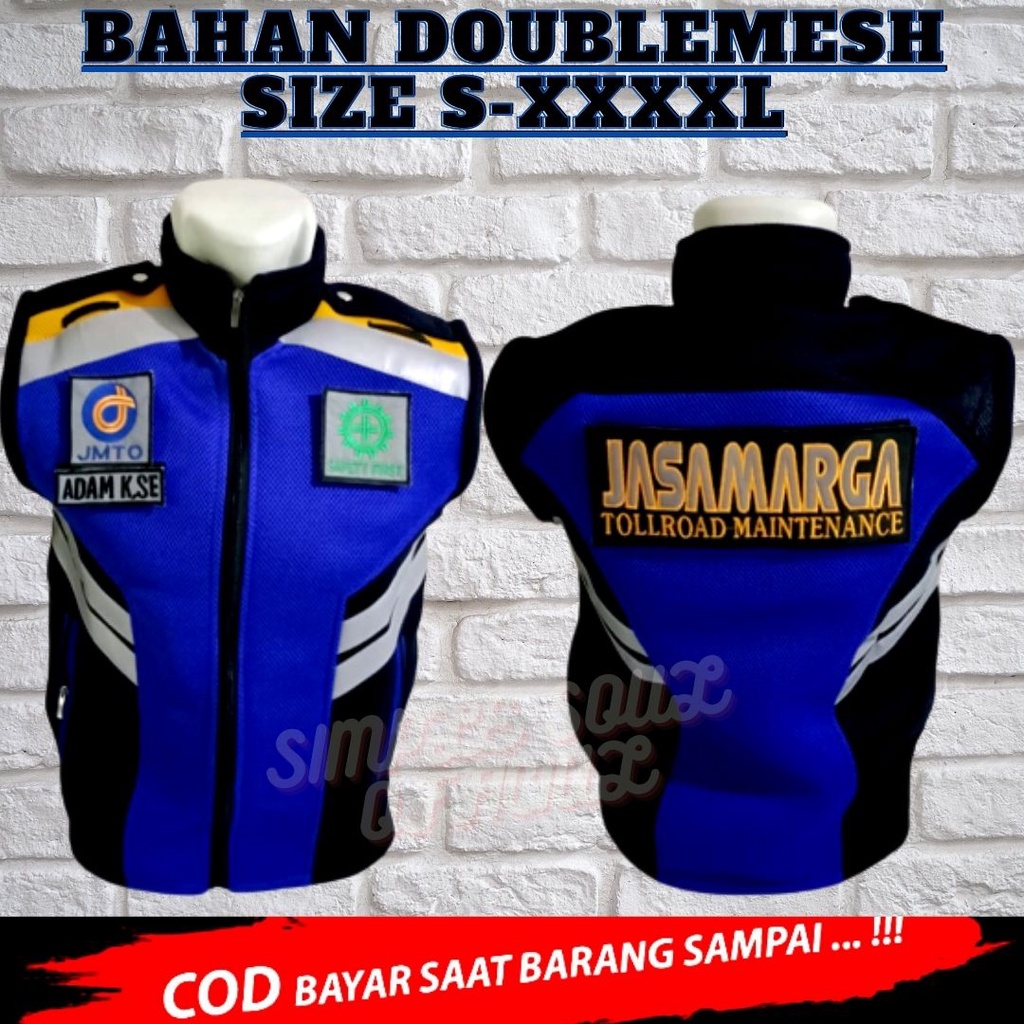 Jual Rompi Jasamarga Rompi Jasamarga Terbaru Rompi Safety Proyek Doublemesh Rompi Security