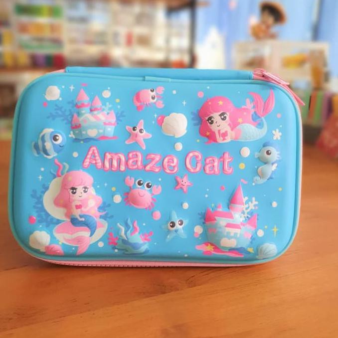 

Promo !!!! Termurah !!! Kotak Pensil Tempat Alat Tulis model Smiggle Hardcase Waterproof AMCat -