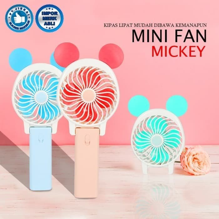 Promo Kipas Hand Mini Lipat/ Mini Fan / Kipas Angin Portable / Kipas Genggam Baru