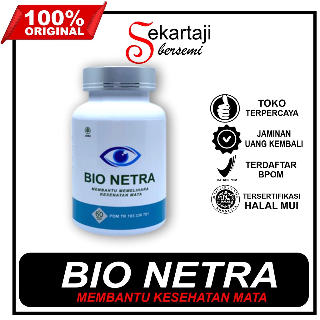 BIO NETRA OBAT HERBAL MATA MINUS + SILINDER + MATA RABUN + KATARAK