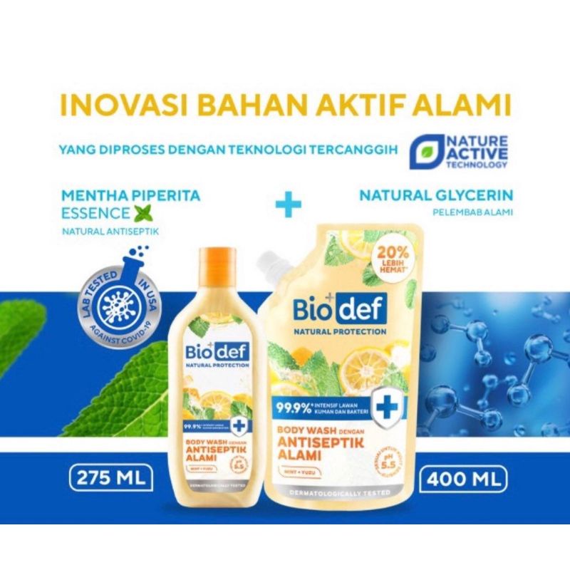 Biodef Natural Protection 275ml/Refill 400ml