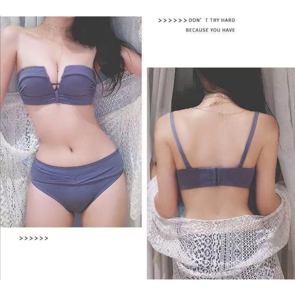 Miss H ~ 104 Hot Item Bra Wanita Model Tanpa Kawat Dengan Bahan Halus Dan Hiasan Renda Sexy