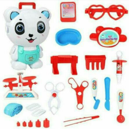 Pet Backpack Panda Doctor / Mainan Anak-Anak Dokter