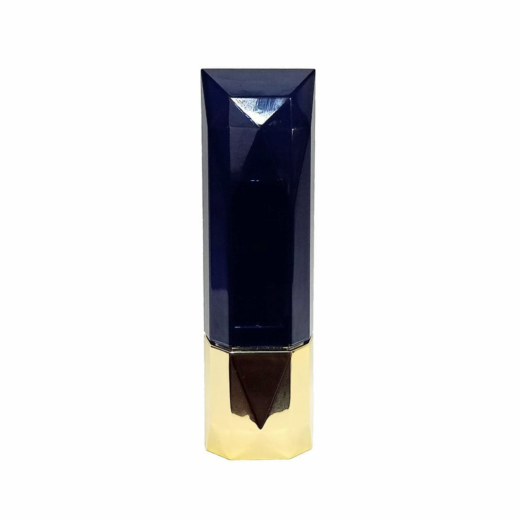 

Lipstik Tube Kosong DIY Bentuk Crystal Warna Biru Gold
