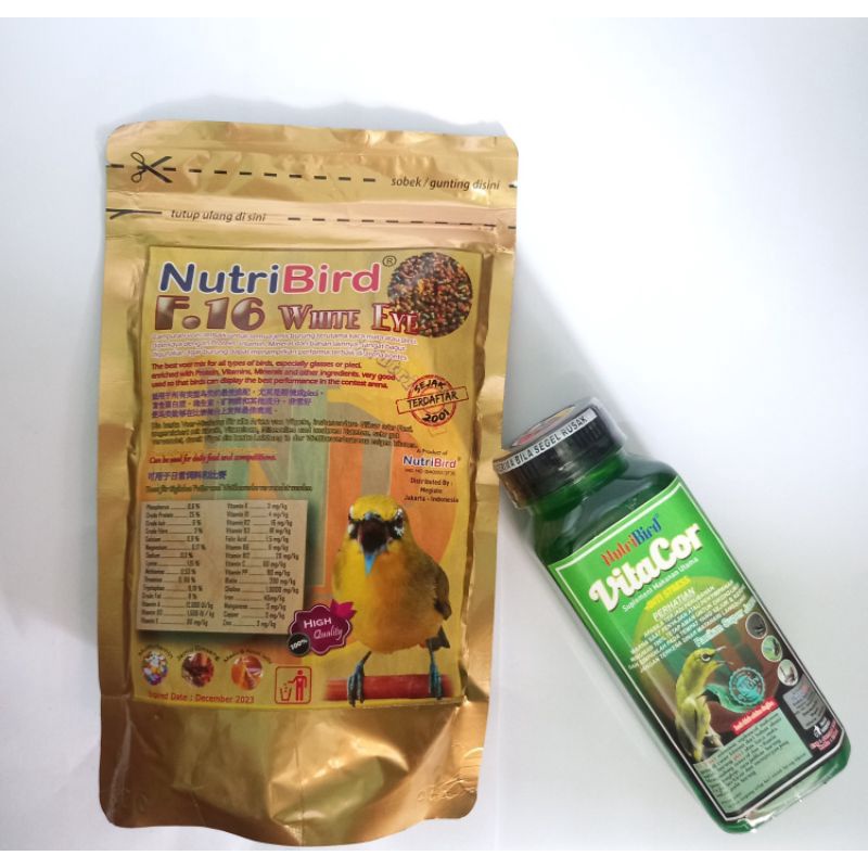 1 Paket RACIKAN JUARA F.16 WHITE EYE &amp; VITACOR SUPLEMEN