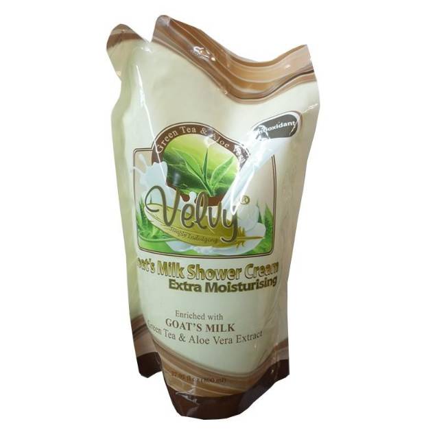 Velvy Goat's Milk Shower Refill 800ml ( gojek ) s1