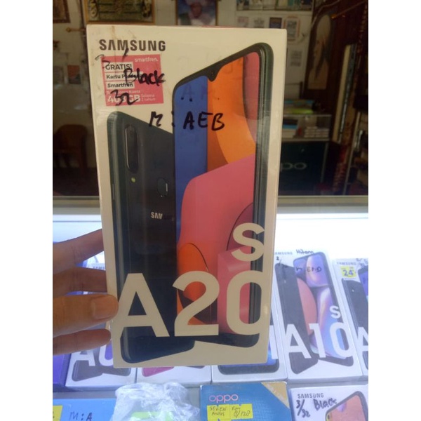 Hp Android Samsung A 20S Ram:3/32 Warna:Hitam